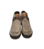 Ghete barbati Camel Active  41, piele intoarsa, gri - imagine 3