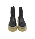 Ghete dama Inuovo 36, piele, negru - imagine 3