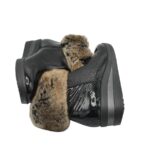 Botine dama Walk Melluso 37, piele, imitatie de piele, negru - imagine 4