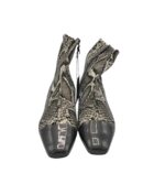 Botine dama Peter Kaiser 36, material textil, piele, gri - imagine 3