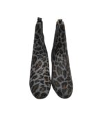 Botine dama Gioseppo 40, material textil, piele, gri negru - imagine 3