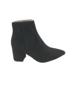 Botine dama Bianco 39, material textil, negru