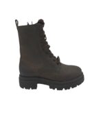 Botine dama Bianco 37, piele, maro