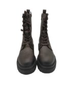 Botine dama Bianco 37, piele, maro - imagine 3