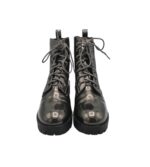 Ghete dama Rainbow 39, imitatie de piele, gri - imagine 3