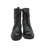 Ghete dama 38, imitatie de piele, negru - imagine 3