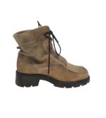 Ghete barbati 43, piele, bej, imblanite