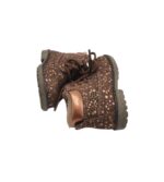 Ghete copii 20, material textil, maro, imblanite - imagine 4