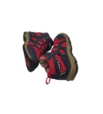 Ghete copii Kamik 23, imitație de piele, negru rosu, Gore tex - imagine 4