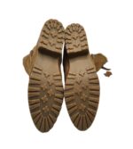 Cizme dama 36, piele intoarsa, maro, imblanite - imagine 5