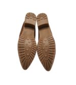 Botine dama 37, material textil, maro - imagine 5