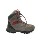 Ghete barbati Meindl 41, material textil, piele intoarsa, gri,  Goretex