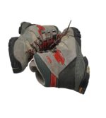 Ghete barbati Meindl 41, material textil, piele intoarsa, gri,  Goretex - imagine 4