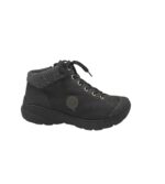 Ghete unisex Rieker 40, imitație de piele, negru