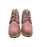 Ghete dama Timberland 39, piele, roz , waterproof - imagine 3