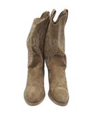 Cizme dama  41, material textil, maro - imagine 3