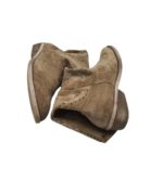 Cizme dama  41, material textil, maro - imagine 4