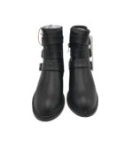 Ghete dama The Divine Factory 37, imitație de piele, negru - imagine 3