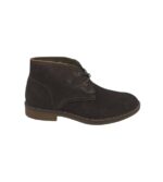 Ghete barbati Barbour 42, piele intoarsa, maro