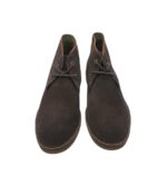 Ghete barbati Barbour 42, piele intoarsa, maro - imagine 3