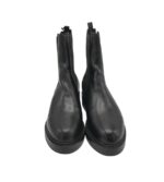 Ghete dama Pavement 37, piele, negru - imagine 3