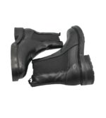 Ghete dama Pavement 37, piele, negru - imagine 4