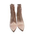 Botine dama Nila&Nila 38, material textil, roz - imagine 3