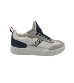 Adidasi barbati Napapijri 45, material textil, piele, alb gri