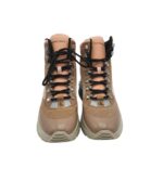 Ghete dama Calvin Klein 39, material textil, piele intoarsa, bej - imagine 3