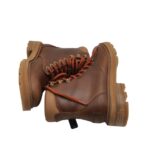 Ghete dama Sorel 37, piele, maro - imagine 4