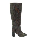 Cizme dama Gioseppo 40, imitație de piele, bej gri