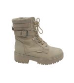 Ghete dama Bench 40, imitatie de piele, bej