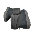 Cizme dama 38, material textil, alte materiale, negru, imblanite - imagine 4