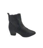 Botine dama H&M 39, imitație de piele, negru