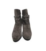 Botine dama Peter Kaiser 38, piele intoarsa, gri - imagine 3