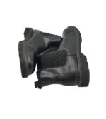 Ghete barbati Catwalk 42, imitație de piele, negru, imblanite - imagine 4