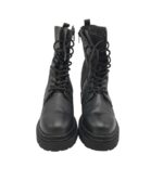 Ghete barbati 5th Avenue 42, piele, negru - imagine 3