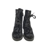 Ghete dama Luftpolster 38, material textil, negru - imagine 3