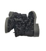 Ghete dama Luftpolster 38, material textil, negru - imagine 4