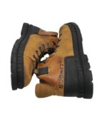 Ghete barbati Bugatti 48, imitatie de piele, maro - imagine 4