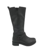 Cizme dama Geox , piele, negru