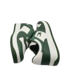 Adidasi barbati Tommy Hilfiger 45, piele, imitatie de piele, alb verde - imagine 4