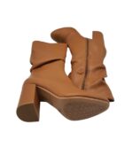 Cizme dama Anna Field 39 , imitatie de piele, maro - imagine 4