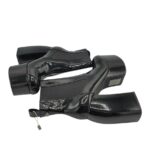 Botine dama Steve Madden 39, imitație de piele, material textil, negru - imagine 4