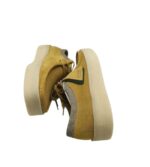 Mocasini barbati Clarks,  piele intoarsa , galben - imagine 4