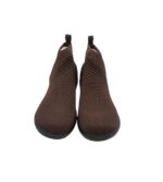 Botine dama Clarks , material textil, imitatie de piele, maro - imagine 5