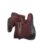Botine dama Clarks 39 , piele intoarsa, maro - imagine 4
