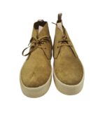 Ghete barbati  Clarks 46 , piele intoarsa, maro - imagine 3