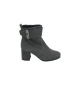 Botine dama Caprice 38, piele, gri