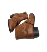 Botine dama Bronx 36, piele, maro - imagine 4